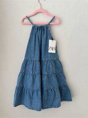 Zara Denim Dress Size 8